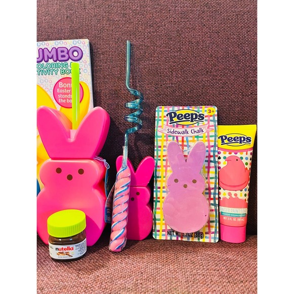 Peeps Pink Easter basket Bundle - Picture 3 of 4